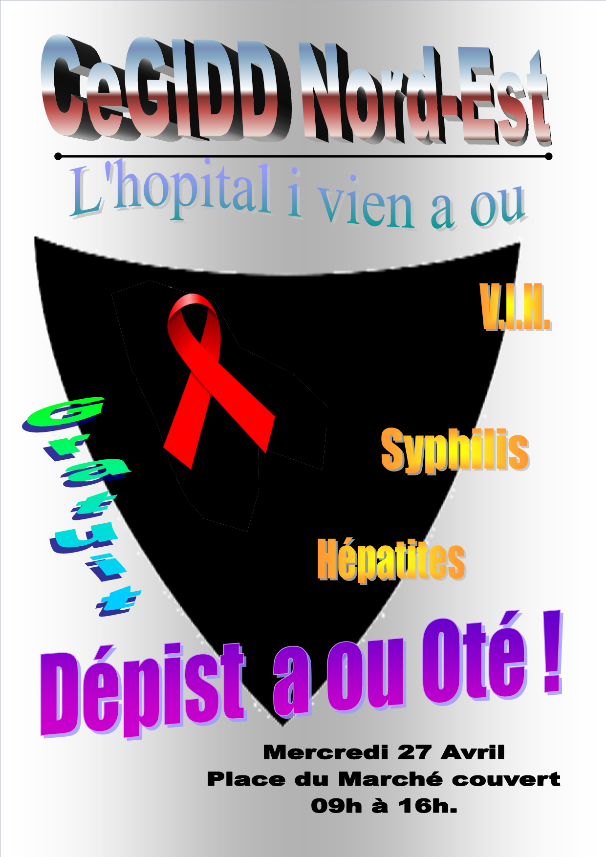 Testing Day à St-Benoît: Dépistages gratuits du VIH, hépatites B et C, et syphilis le 27 avril