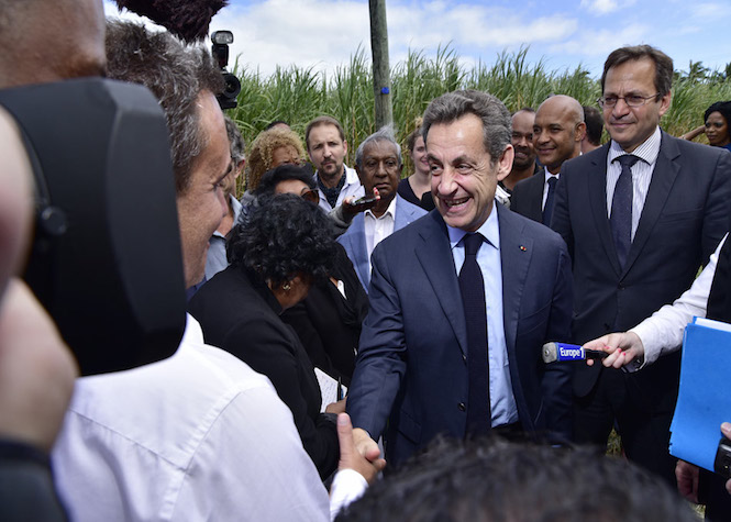 A propos des sondages si peu favorables au probable candidat Sarkozy : "je vous annonce un renversement de tendance" (Photo : Luc Ollivier/AnakaoPress)