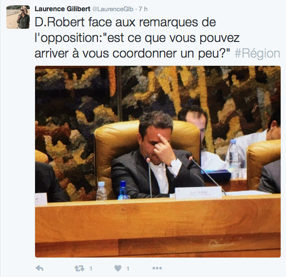 Thierry Robert à Didier Robert : "On vous attribue le bonnet d’âne"