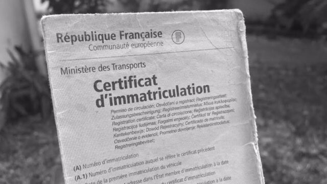 Carte grise