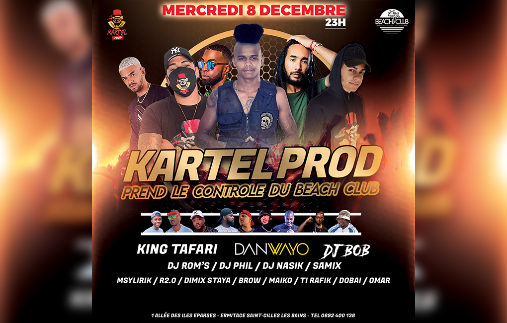 Gagnez 10 places pour la soirée du Kartel Prod au Beach Club