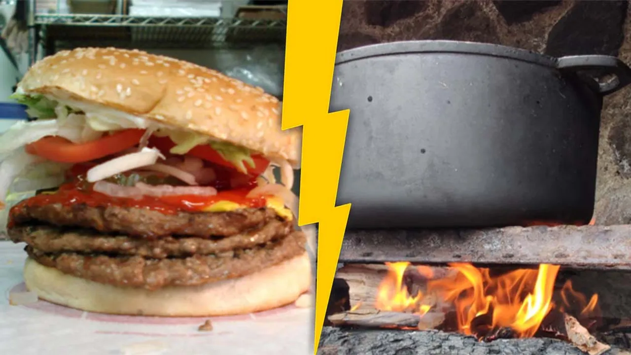 malbouffe burger fast-food carry rougail