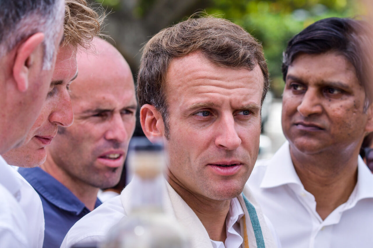 Emmanuel Macron à la Réunion