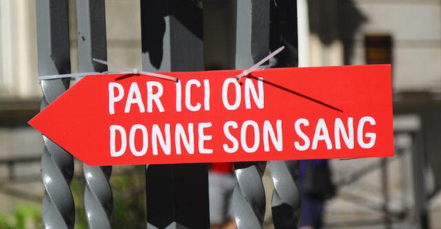 Fleche Don du sang