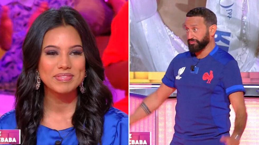 Marion Marimoutou discute avec Cyril Hanouna