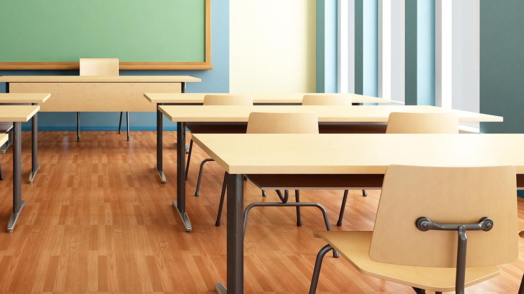 Image d'illustration d'une salle de classe vide