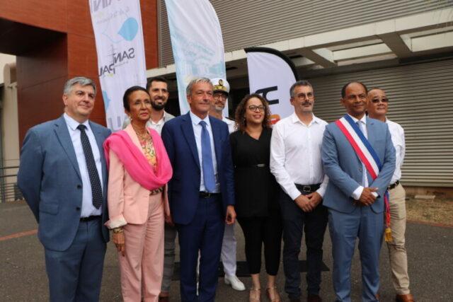 Emmanuel Séraphin, le Maire de Saint-Paul reçoit le Ministre délégué chargé des Outre-Mer, Philippe VIGIER