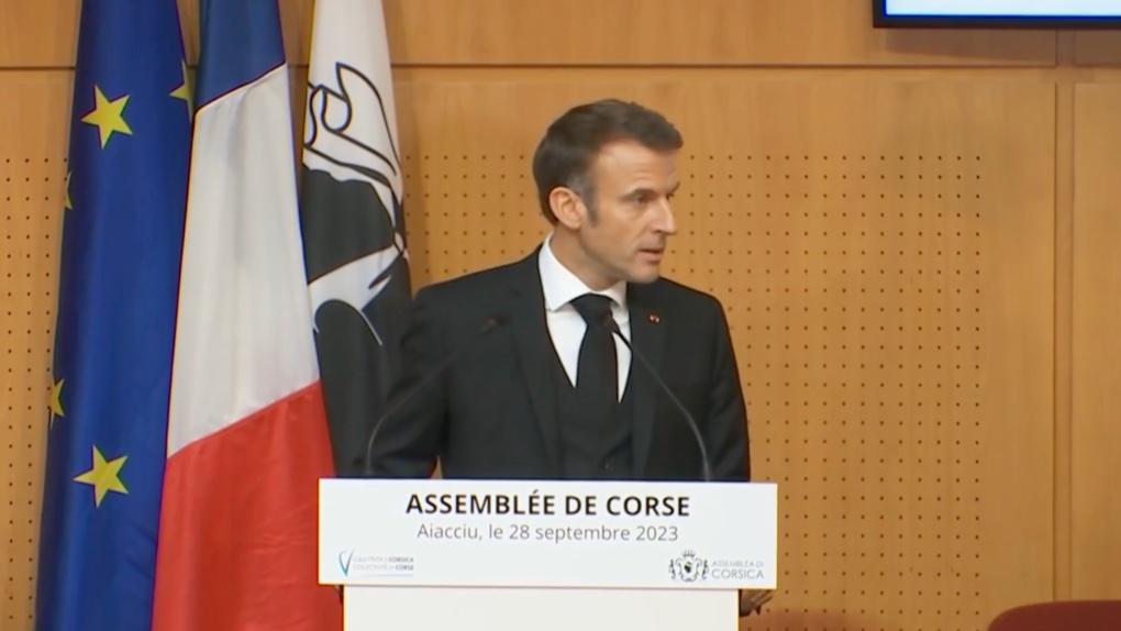 Emmanuel Macron ouvert à une autonomie de la Corse