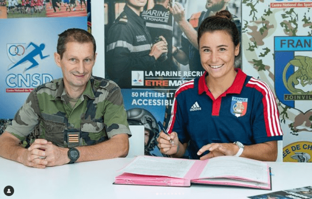 Johanne Defay intègre la Marine nationale