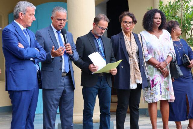 Villèle : le Département présente le futur musée de l’Habitation et de l’Esclavage au ministre des outre-mer