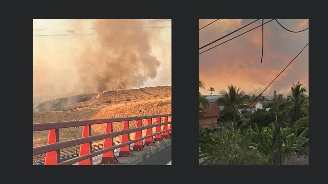 Incendie au Cap Lahoussaye Un incendie s'est produit au Cap Lahoussaye