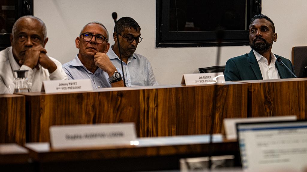 Johnny Payet, Joé Bédier et Patrice Selly, maires et élus à la CIREST