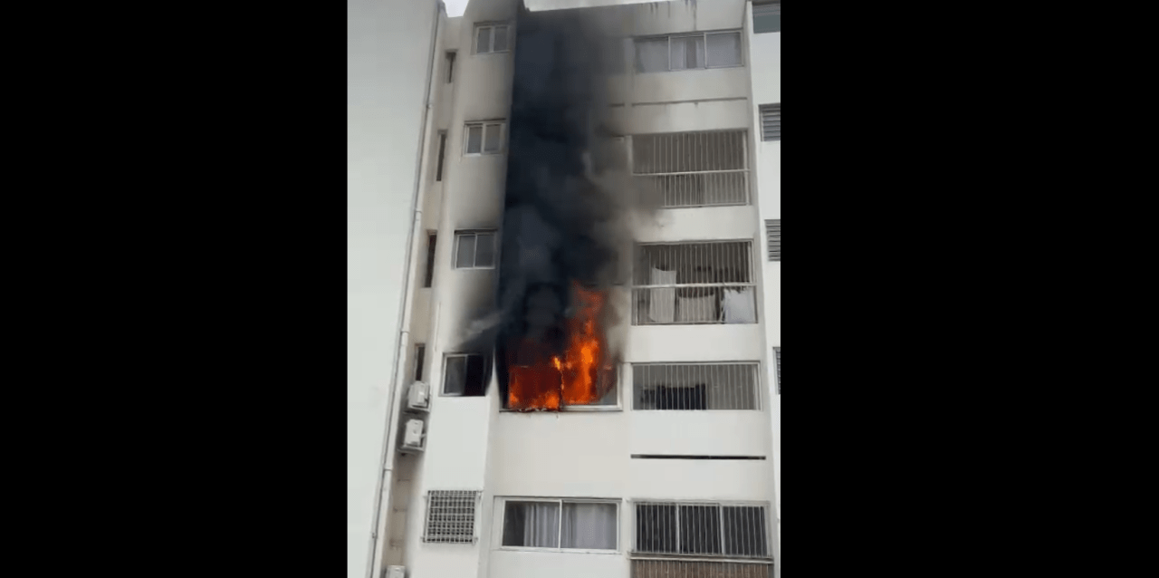 Incendie de Saint-Denis Incendie dans le secteur de Saint-Denis
