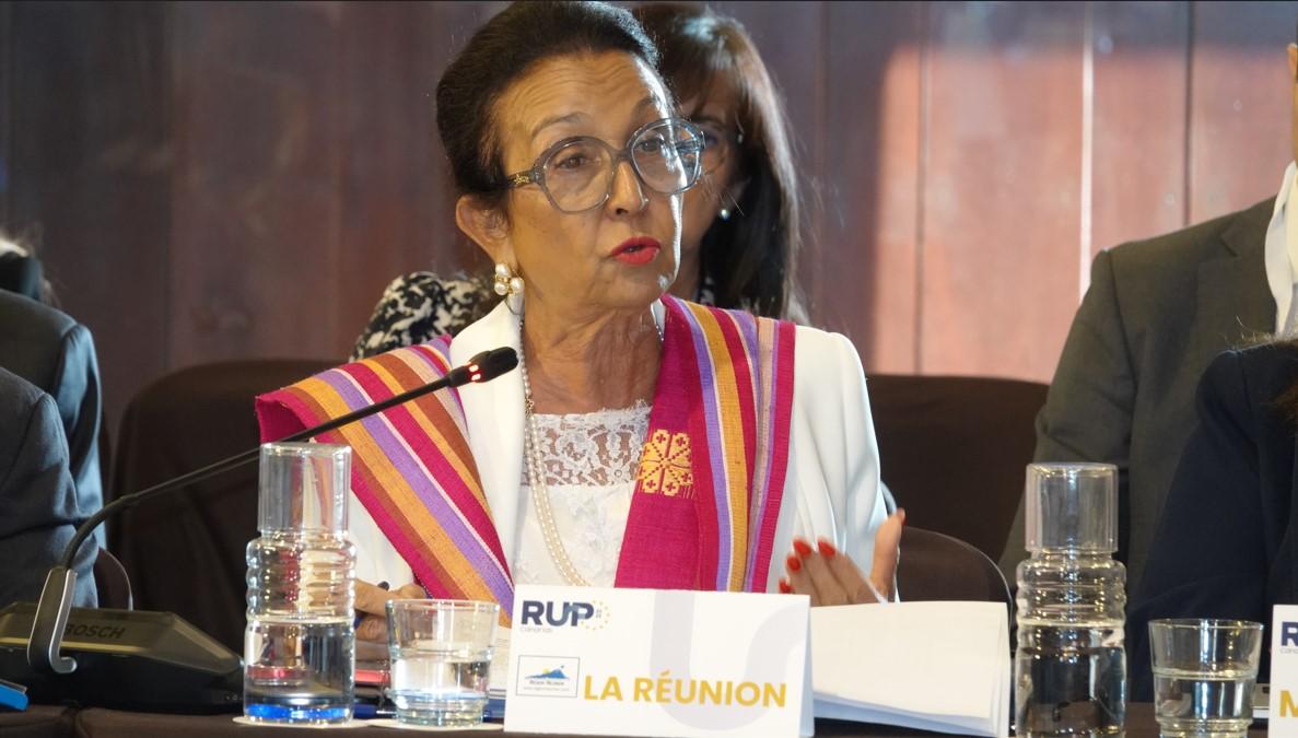 A Bruxelles, La Présidente de la Région Réunion, Huguette Bello, prend la présidence de la Conférence des Régions Ultrapériphériques de l'Union européenne