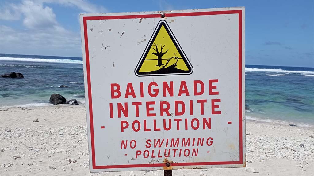 baignade interdite pollution plage saint-pierre
