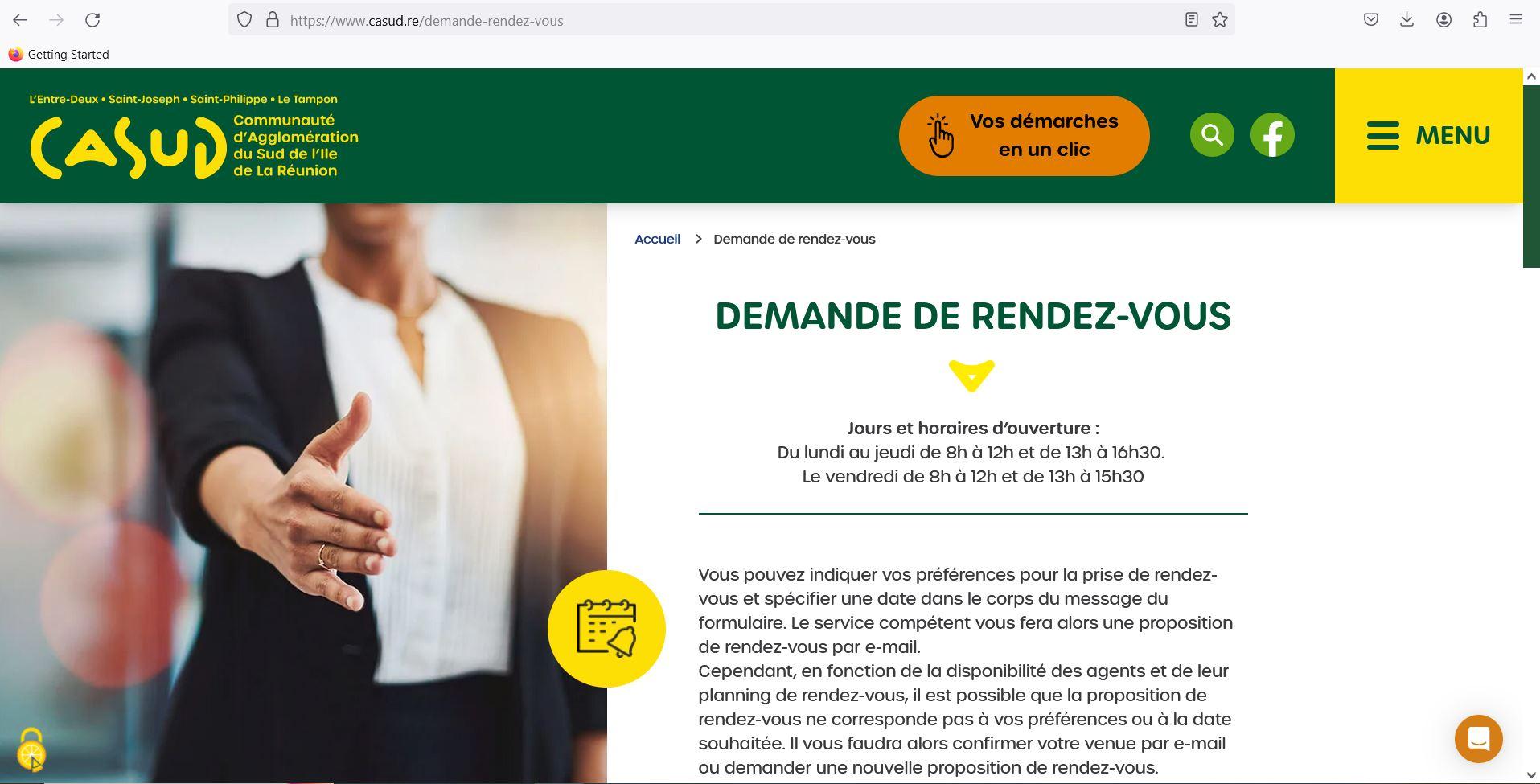 Capture demande de rendez-vous