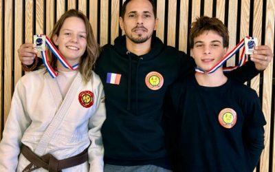 Pluie de médailles pour les Saint-Paulois aux championnats de France de jujitsu Combats et de Ne Waza