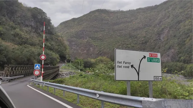 Route de Cilaos, circulation