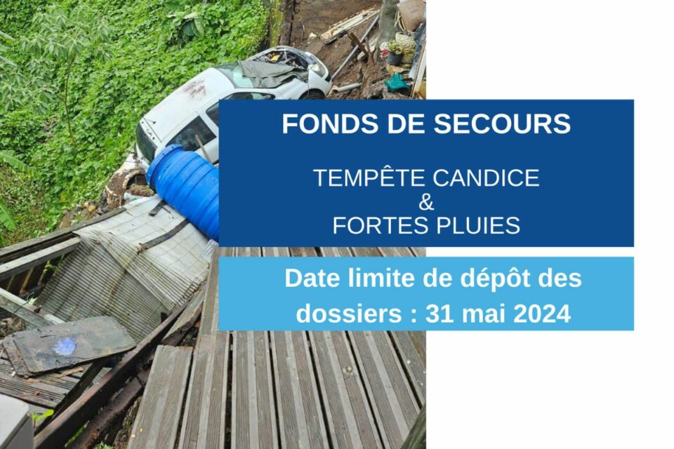 Activation du Fonds de secours pour l’Outre-mer pour la tempête Candice et les fortes pluies de janvier 2024
