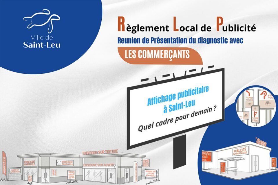 Contribuez au Règlement Local de Publicité (RLP) de Saint-Leu