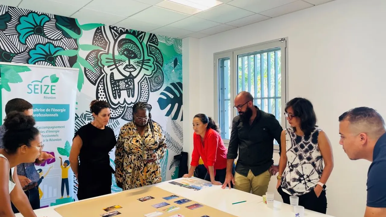Atelier fresque du climat pour le réseau