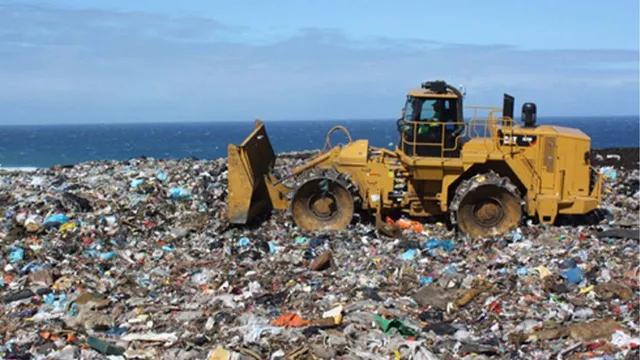 Déchets enfouissement Élever un enfant peut être une activité polluante