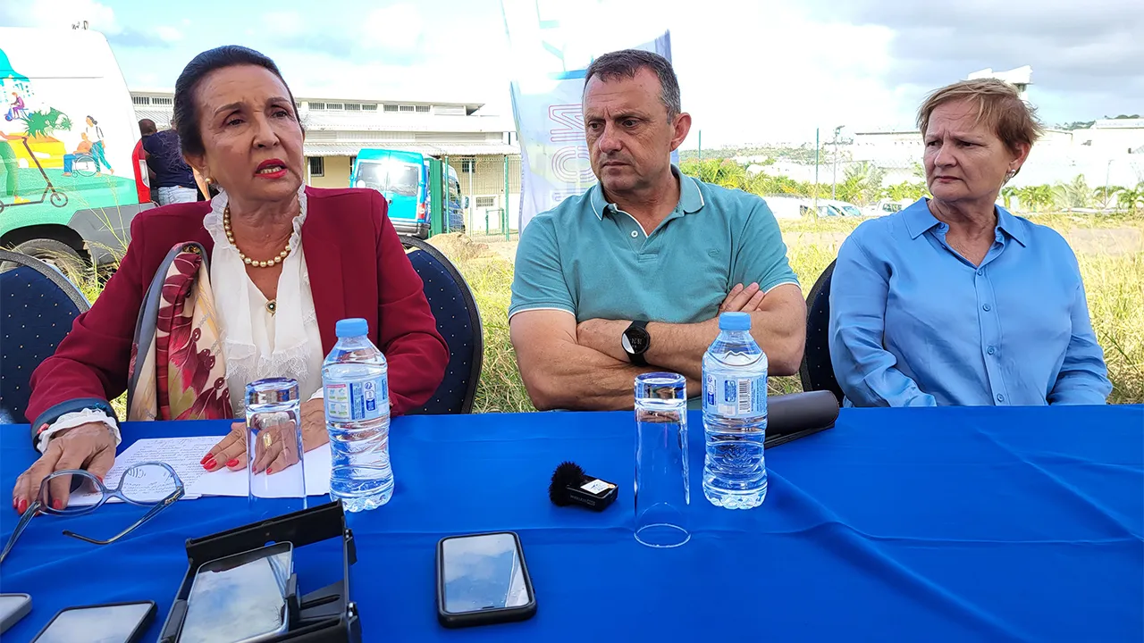 Huguette Bello et Vincent Pardoux