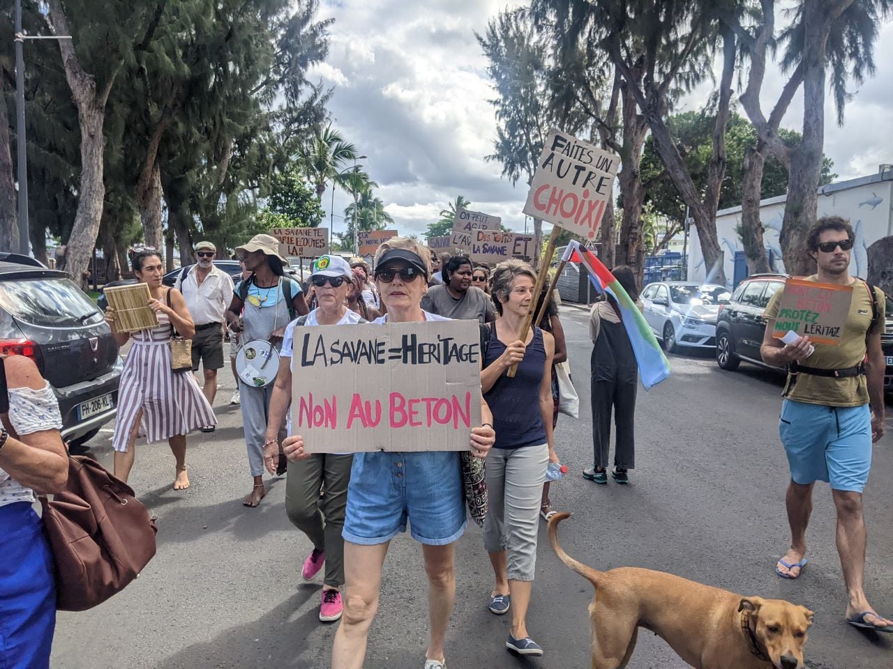 Manifestation du collectif Protège Nout Savane