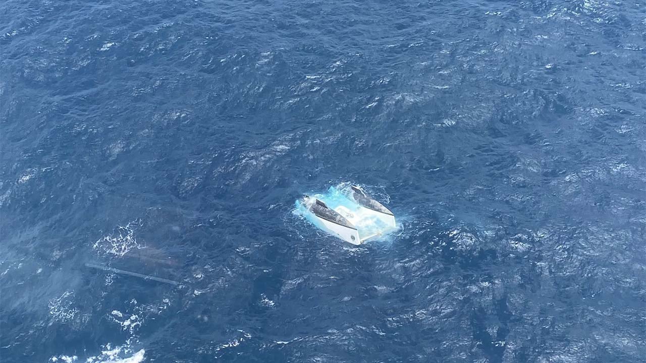 Naufrage dans l'archipel des Seychelles