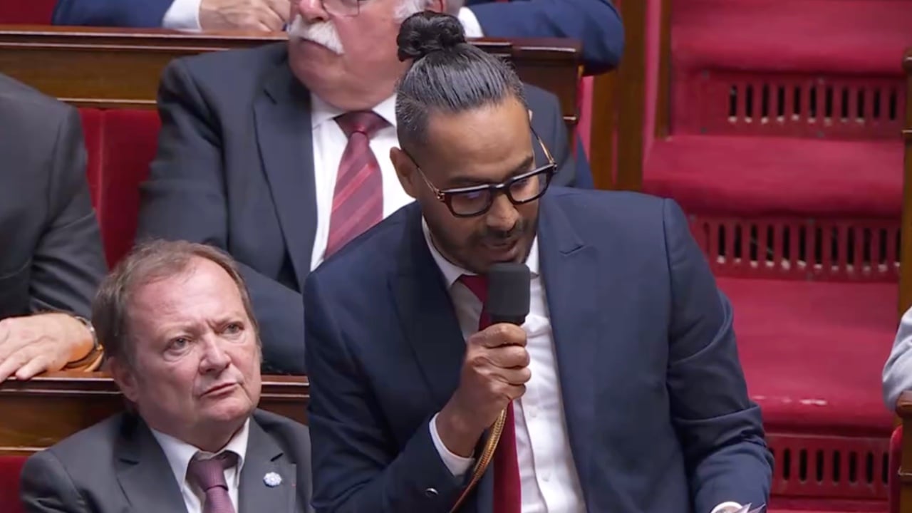 Frédéric Maillot sur le contrôle du service médical.