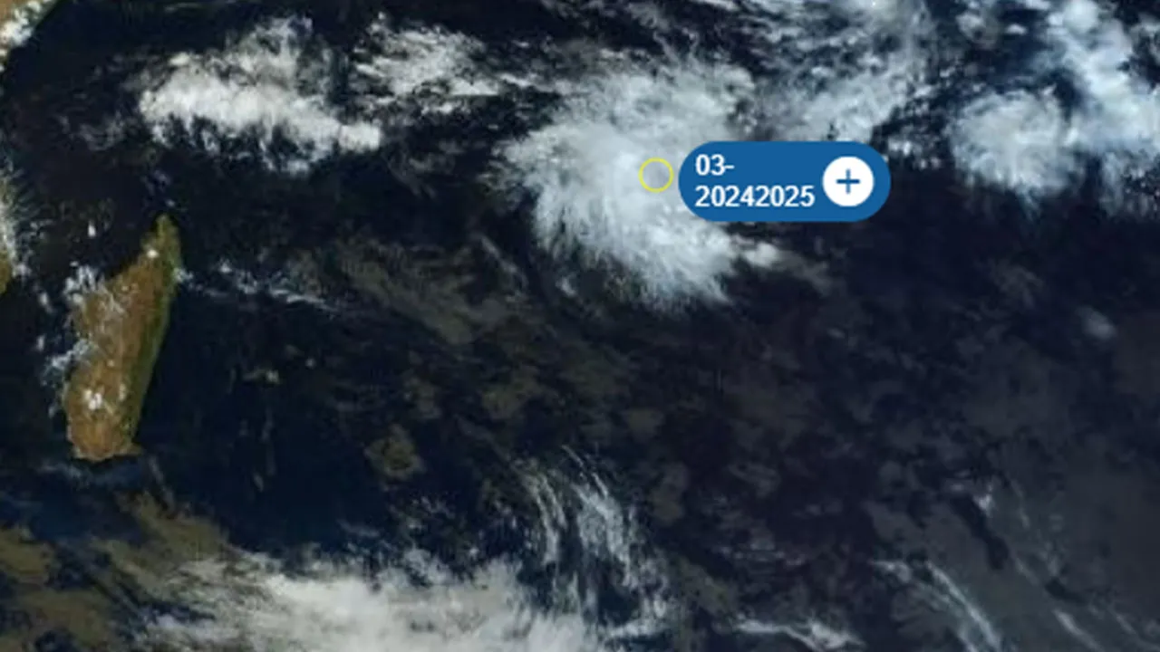 Météo-France-Réunion Zone perturbée Météo