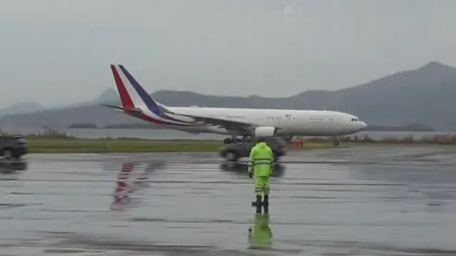 Avion-Macron-Mayotte Macron