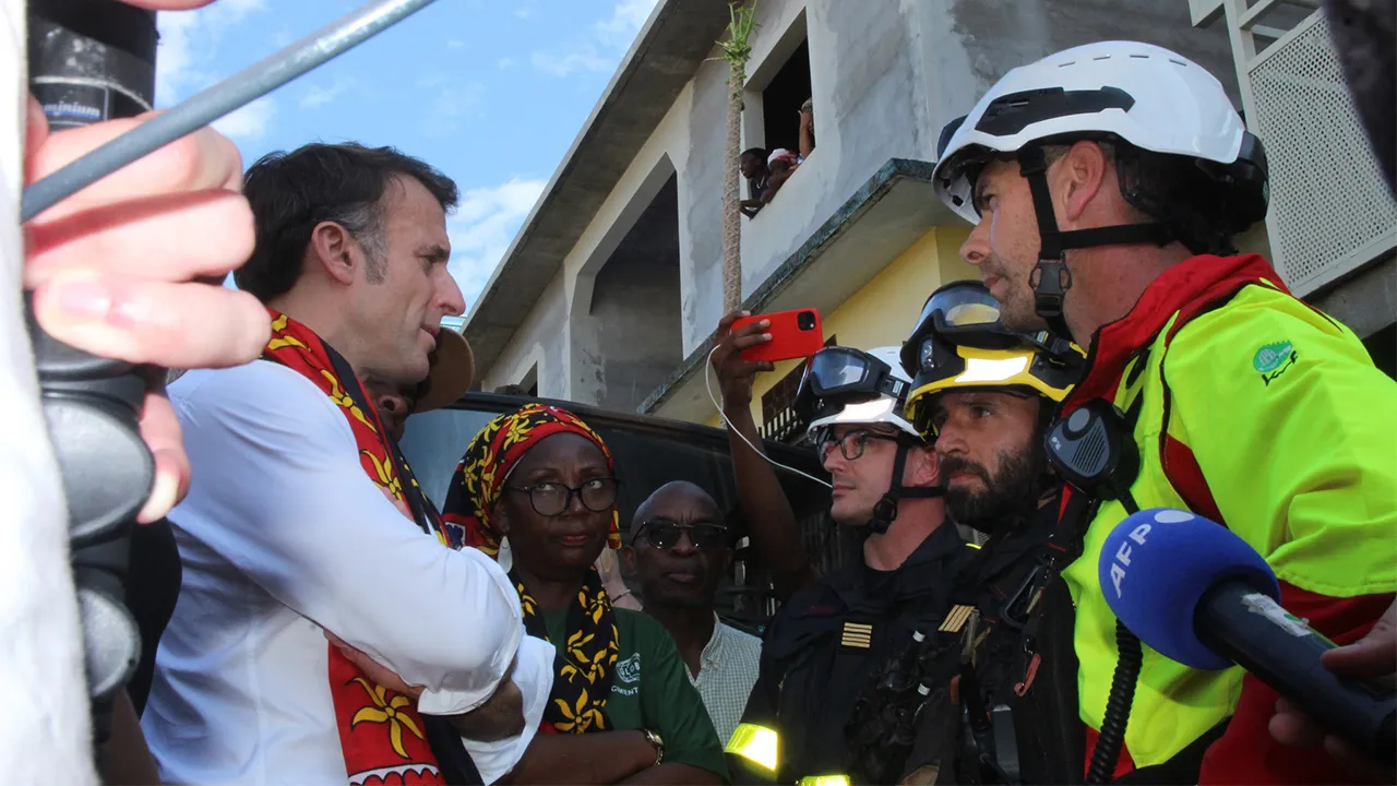 Macron SDIS Mayotte