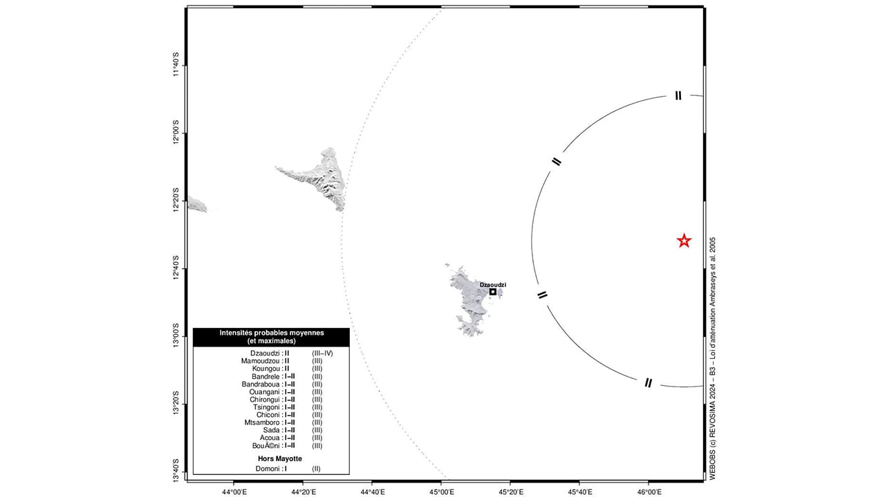 Séisme à Mayotte