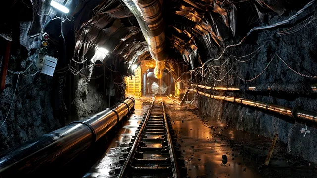 Basculement des eaux Une galerie de basculement des eaux d'Est en Ouest. (Photo Département)