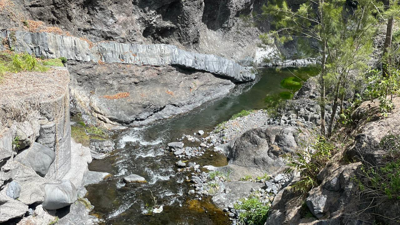 Sécheresse : le niveau de la rivière du Mât au plus bas en janvier 2025.