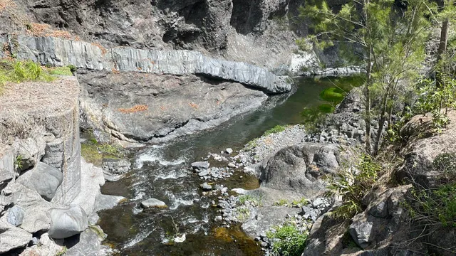 Rivière du Mât Sécheresse : le niveau de la rivière du Mât au plus bas en janvier 2025.