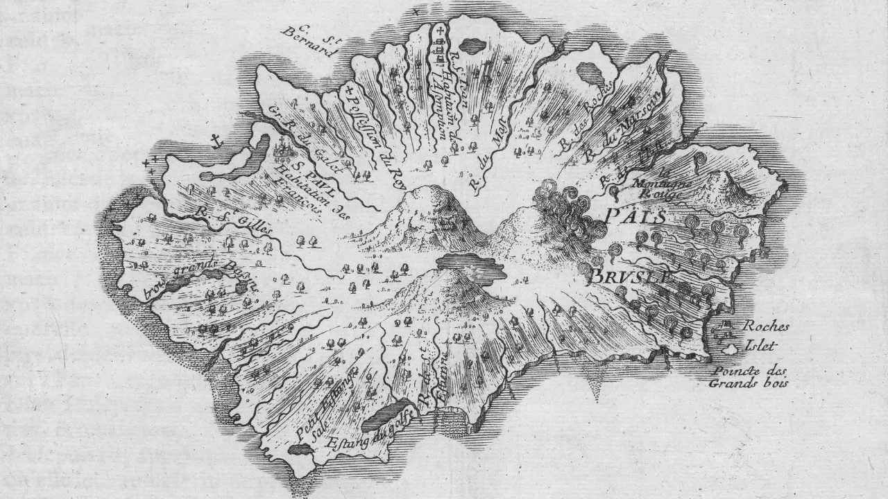carte ancienne bourbon