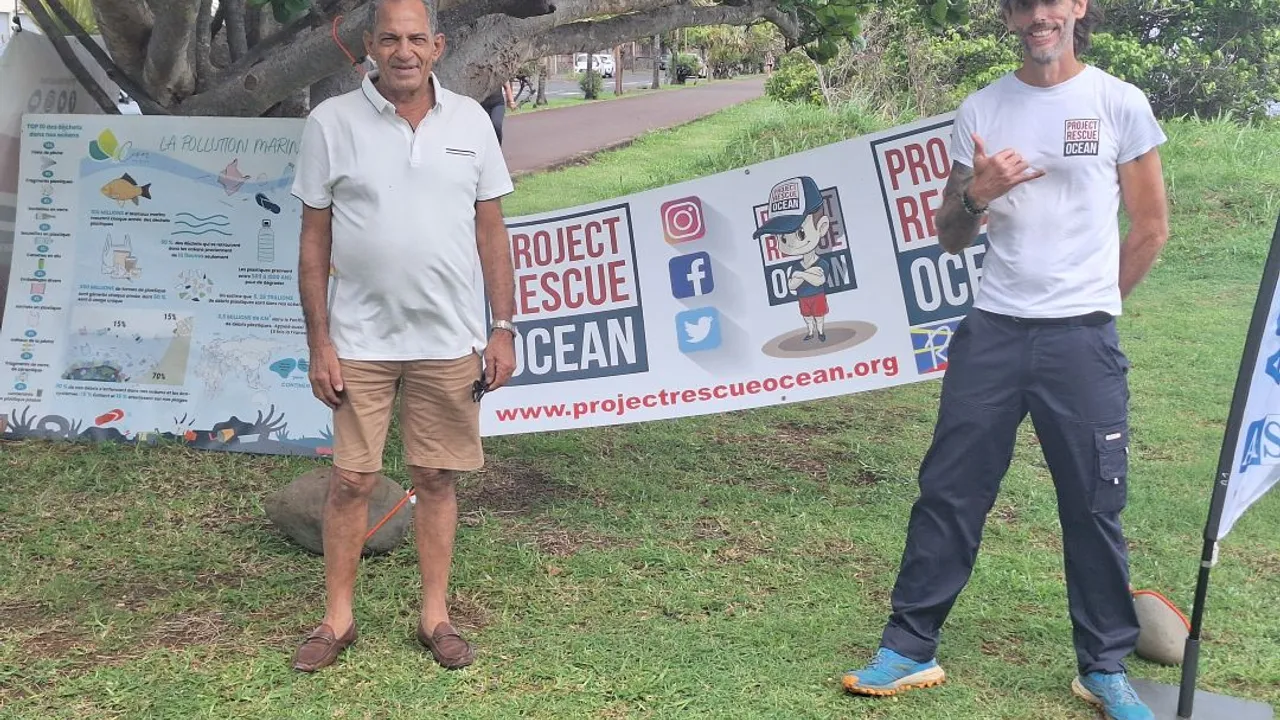 Dépollution littoral Sainte-Marie avec Project rescue ocean Réunion