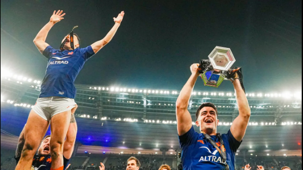 Victoire du XV de France Tournoi des six nations Rugby
