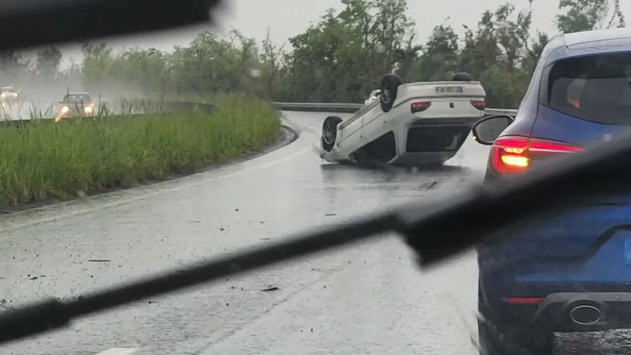 Accident 2 Pluie dans le Nord et l'Est
