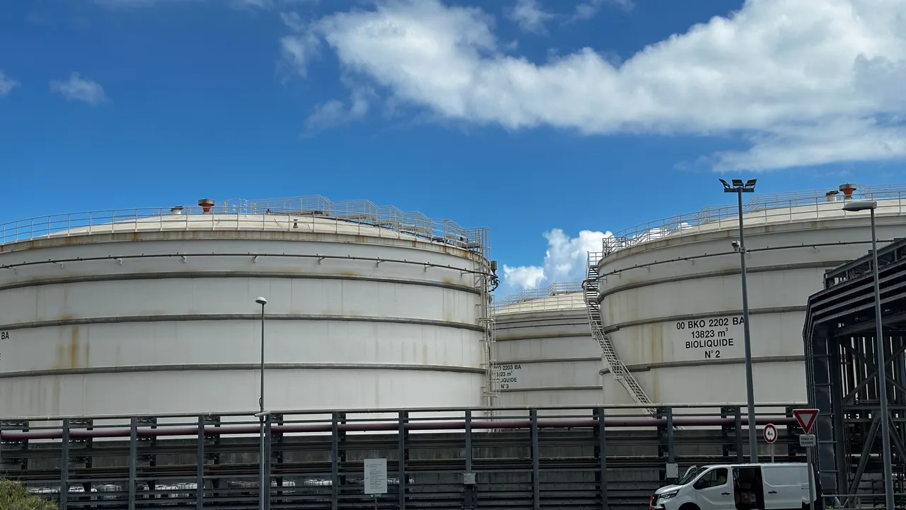 Cuve biomasse centrale EDF Port-Est