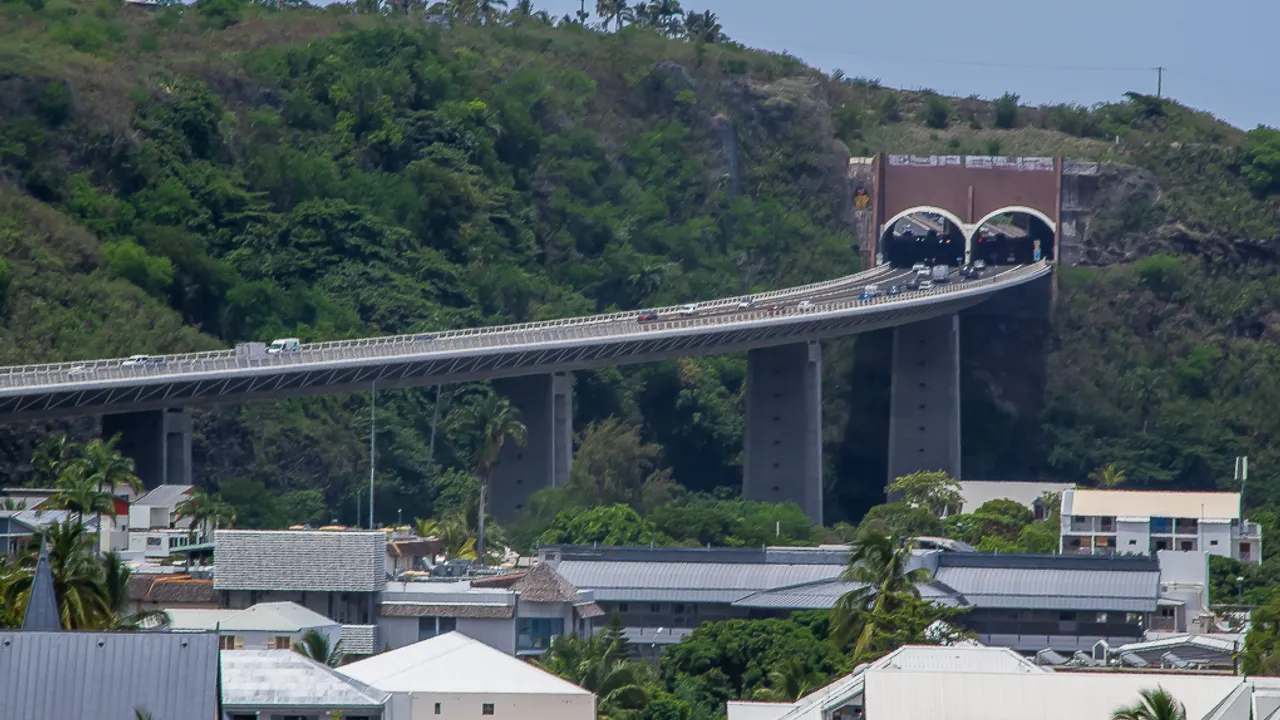 Viaduc Route des tamarins Qualité de l'air, La Réunion