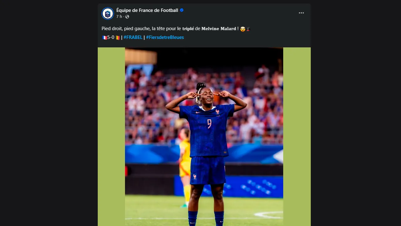 Eqiupe_Football_Feminine Melvine Malard