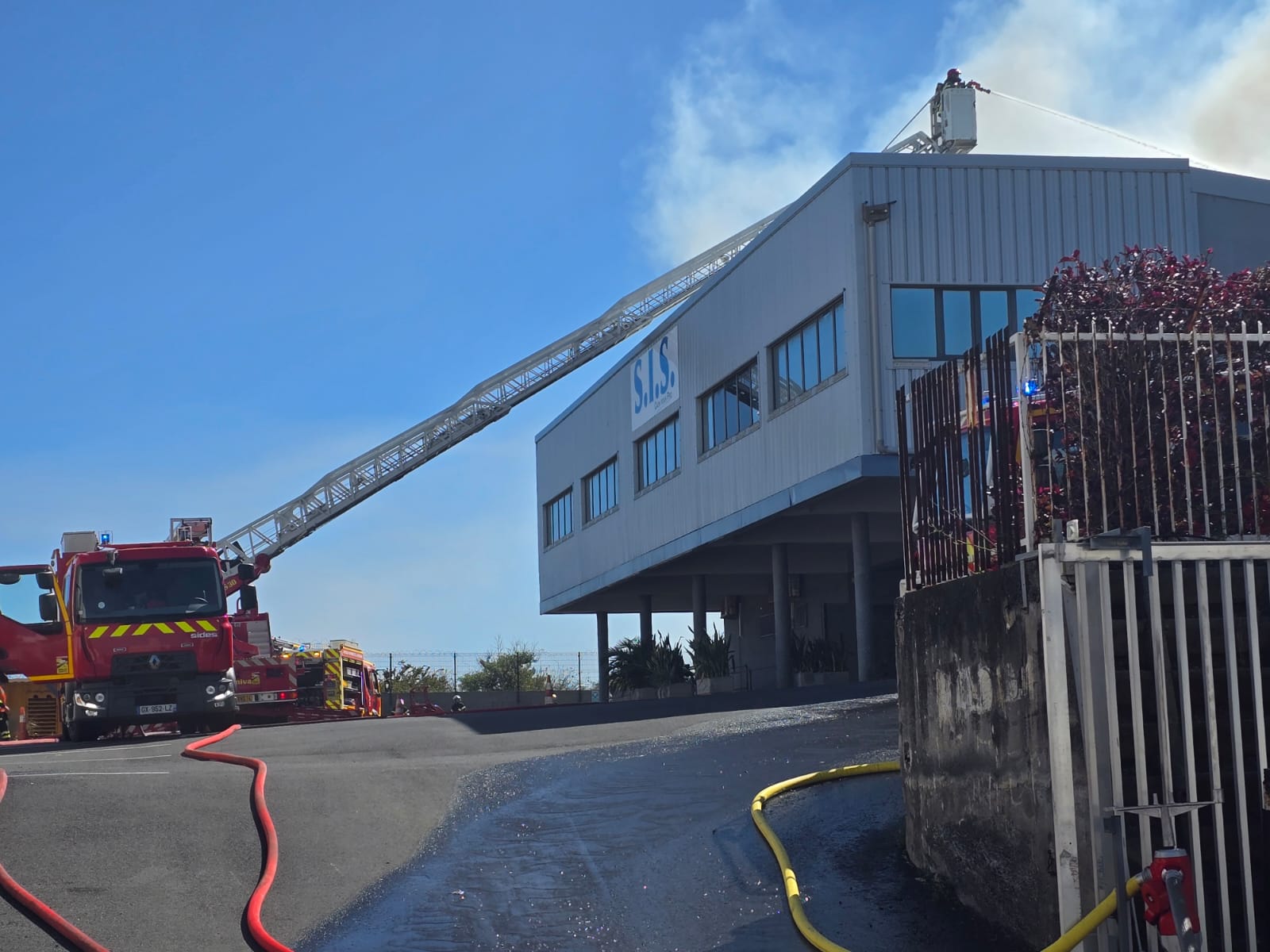 incendie SIS à Saint-Pierre