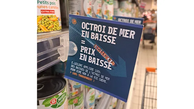Leclerc octroi de mer Leclerc, octroi de mer