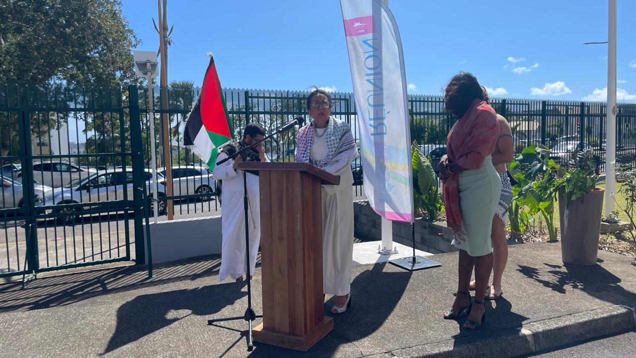 La Région, drapeau de la Palestine