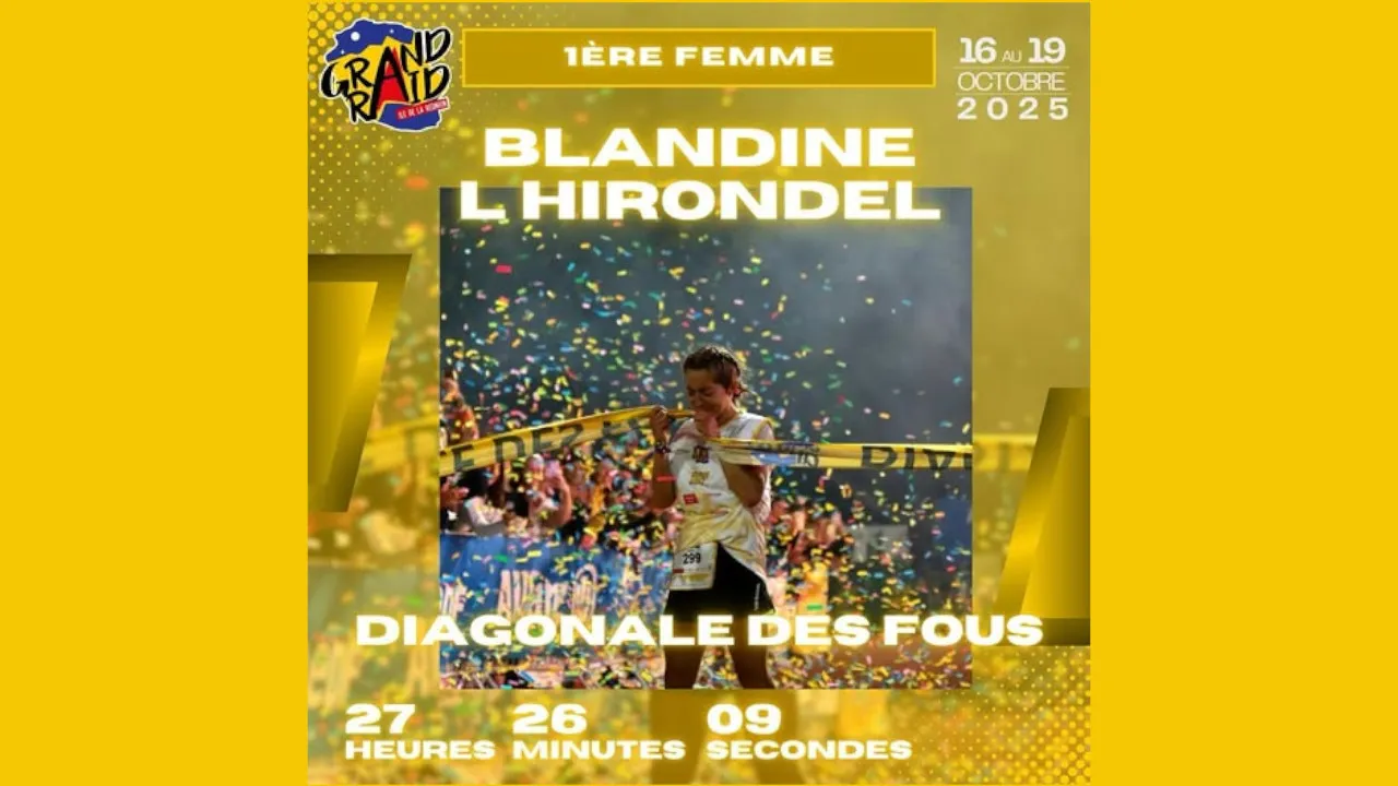 victoire grand raid femme De la Diagonale des Fous au Mont-Blanc, Blandine L’Hirondel s’impose à nouveau