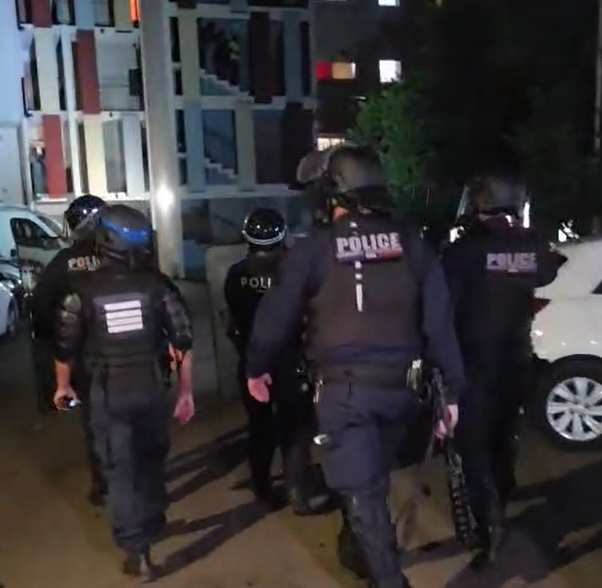 La police caillassées lors d'une intevention à Fayard Saint-André.