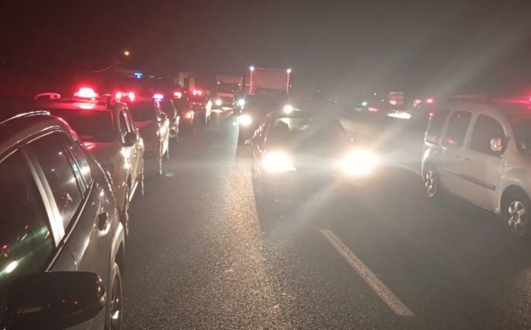 3e jour de grève des taxis qui ont érigé des barrages filtrants.